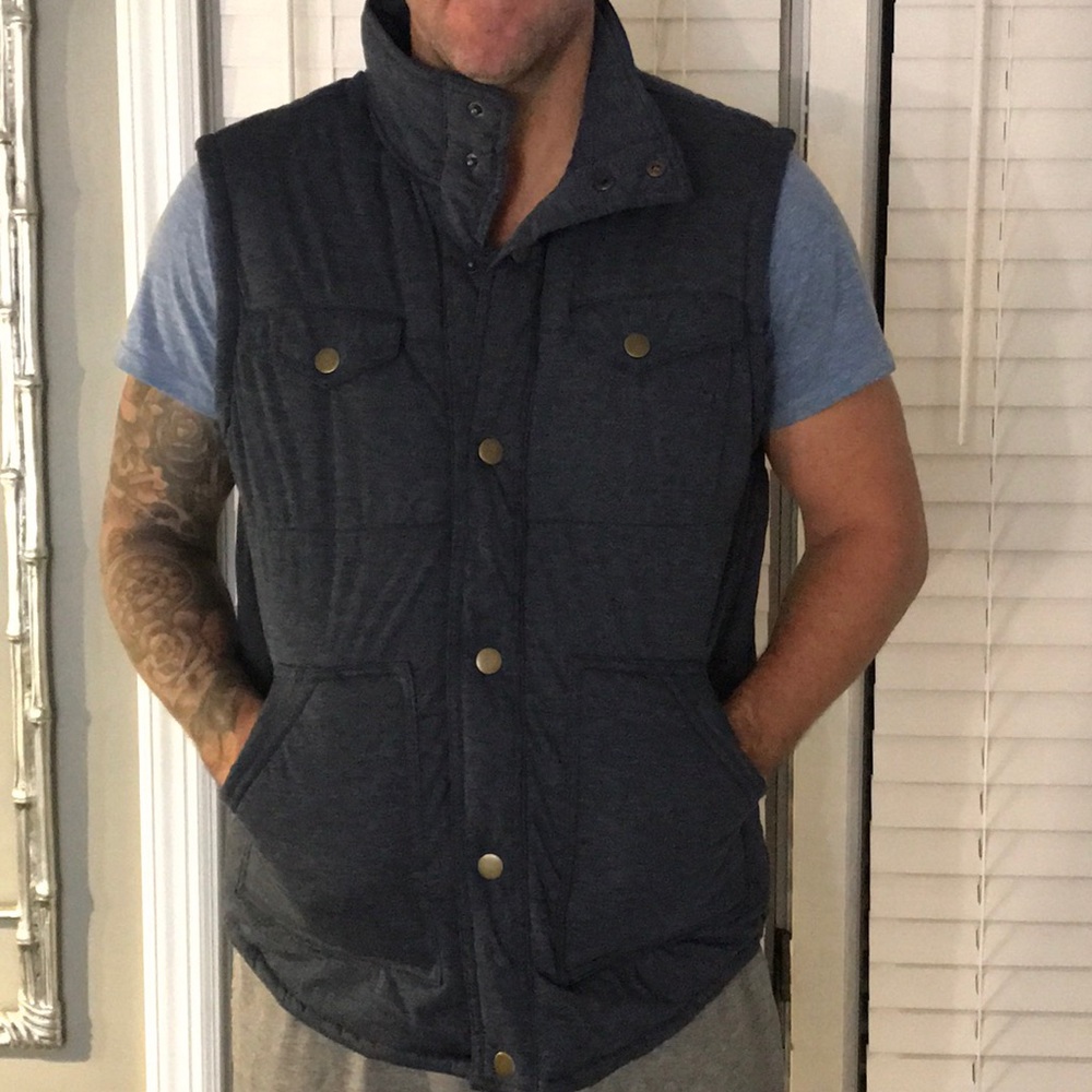 Mossimo blue heavy vest size large